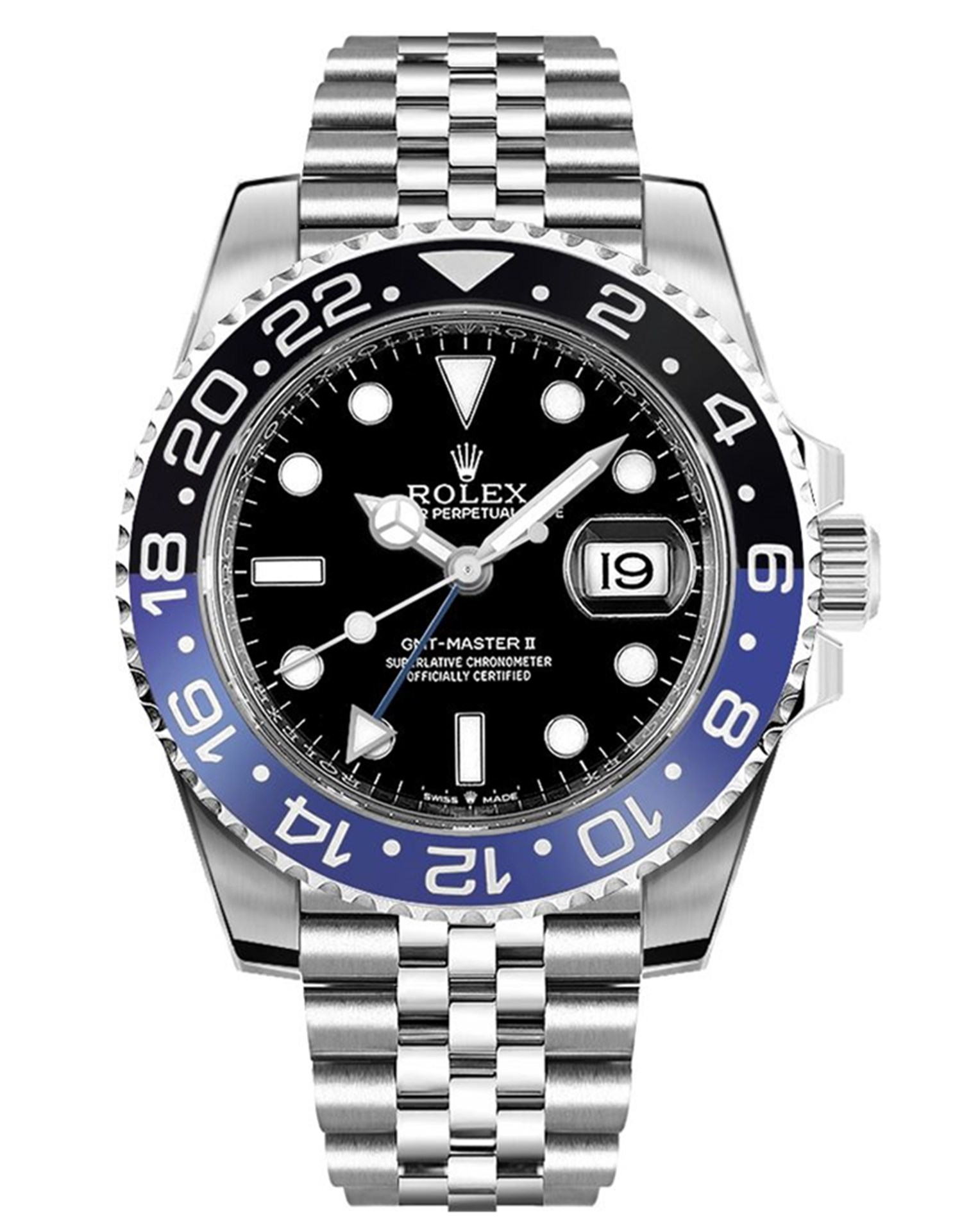 Rolex GMT Master II 126710BLNR 40mm Rel gio Com Caixa Em A o Inoxid vel 